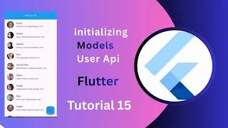 How to initialization models in user API | Flutter Api | [Urdu/Hindi]