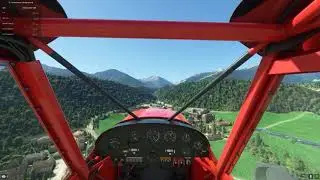MSFS. Trying out Head tracking with the View Tracker software from Steam, low-level flight