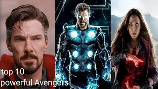 Top 10 Most Powerful Avengers Of MCU | Explained In Hindi | marvel fact 11