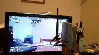 FPV EagleTree eagleeyes antenna pan tilt working on the sim DIY tracker