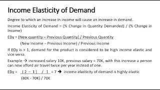 Economics | Income Elasticity | Cross Price Elasticity | Stage 2 | JAIBP Professional Certificate