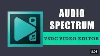 🔥How to create audio spectrum in VSDC (For FREE) / video editing course