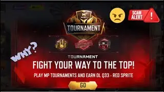 CODM Tournament Mode is a SCAM!! It is Rigged for P2W Players.. 😔 💔 #CODM #F2PRewards #P2WRewards