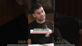 Zomato's Shocking Termination Numbers - Deepinder Goyal | Raj Shamani #shorts