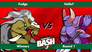 Gourmet Bash #3 - Fudge (Forsburn) vs Hello? (Shovel Knight) - Rivals Singles - Winners Round 1