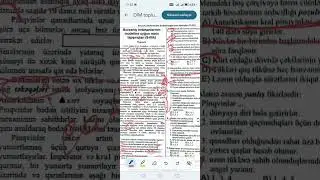 Pinqvinlər mətni | IX sinif Azərbaycan dili test toplusu 
