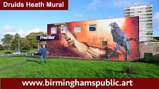 Birmingham's Public Art;  Druids Heath Mural Birmingham 2022