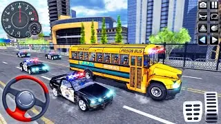 Police Bus Transport Driver - Prisoner Transporter Driving Simulator - Android GamePlay