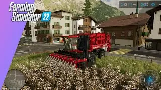 🌼 HOW TO HARVEST COTTON Farming Simulator 22 🌼