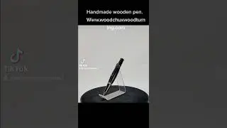 Handmade wooden pen.  Www.woodchuxwoodturning.com