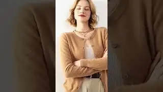 #cashmere #cardigan classic by Bonolu at #aumi4 for #spring2022 #shorts