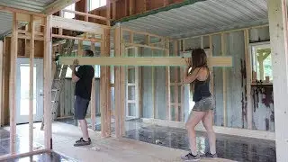Framing Our LARGE Shipping Container Cutouts!