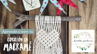 Aprende a hacer tu corazón en Macramé