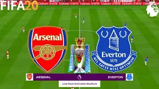 FIFA 20 | Arsenal vs Everton - English Premier League - Full Match & Gameplay