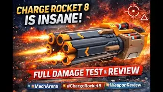 🏆 Charge Rocket 8 Is INSANE! 😱 Full Damage Test & Review | Mech Arena