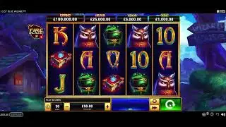 50&pound; Spin until win or die - 500&pound; Balance - Blue Wizard - Lets Goo #playtech #casino #spin #slot