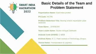 NC740 - Moving Vehicle Registration Plate Detection (Team DHANUSH) SIH 2022