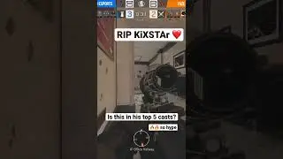 KiXSTAr&rsquo;s GREATEST CAST??!! RIP KiX ❤️ #shorts #hotandcoldclutch #r6 #rainbowsixsiege
