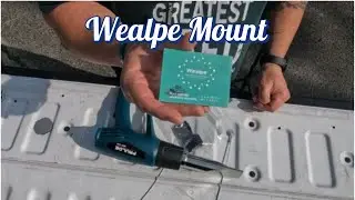Wealpe sports mount on a truck tailgate