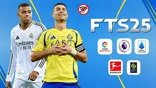 FTS 25 MOBILE&trade; ANDROID OFFLINE 300 MB NEW KITS 2025/26 REAL FACES AND LATEST TRANSFERS BEST GRAPHICS