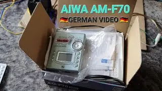 AIWA AM-F70  Minidisc Recorder [German Video]🇩🇪_4K