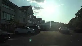 Driving On Newtown Road & Charles Hastings Way, Worcester, Worcestershire, England 15th June 2023