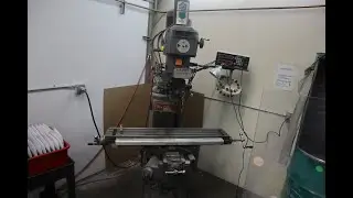 Lagun Republic Vertical Knee Mill with Acu-Rite II 2-Axis DRO, Power Drawbar