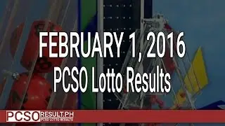 PCSO Lotto Results February 1, 2016 (6/55, 6/45, 4D, Swertres & EZ2)
