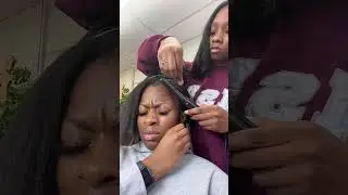 Sister's Hair Skills on Point! #viral #GetCrackin