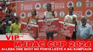 AI-LEBA ONE SHOT NO PONTA LESTE A KAMPIAUN TORNEIU BASQUETEBOL MJDAC CUP 2024