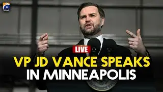 🔴 𝗟𝗶𝘃𝗲: VP JD Vance Delivers Remarks in Minneapolis Amid Tensions | Geo News English