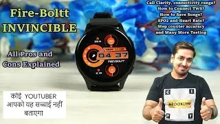 Fireboltt Invincible Detailed Review. All Pros and Cons Explained. All Features and Accuracy Test.