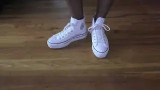 A Man in Sneakers - Converse Platform Sneakers