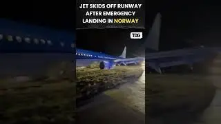 #watch | KLM Flight from Oslo to Amsterdam Skids Off Runway in Norway After Hydraulic Failure