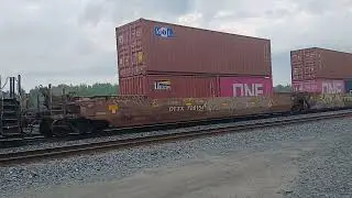 (NEW CPKC TRAIN) CP 8880 is Moving With KCS 4521