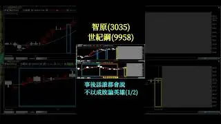 EP.141c #智原(3035)#世紀鋼(9958)