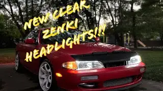 Clear headlights for ZENKI 240sx