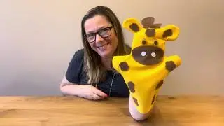 Tutorial: Fantoche de Girafa 2, para decora&ccedil;&atilde;o, lembrancinha e brincadeira das crian&ccedil;as.