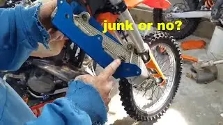 KTM 250 XC radiator braces install, 7602 Racing radiator braces instillation, 2014 KTM 250 2008-2016