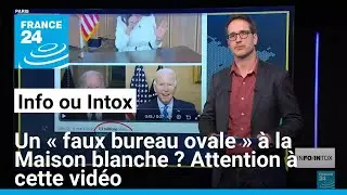Un &laquo; faux bureau ovale &raquo; &agrave; la Maison blanche ? Attention &agrave; cette vid&eacute;o &bull; FRANCE 24