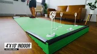 Introducing the Revolutionary BirdieBall PuttUp.  Uphill with a Purpose!