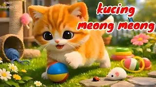 Anak kucing meong-meong