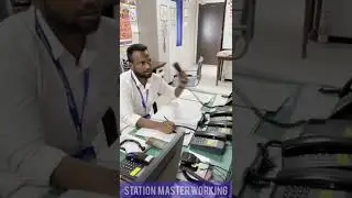 Station Master Working In Indian Railways #indianrailways  #mumbai  #rrbntpc
