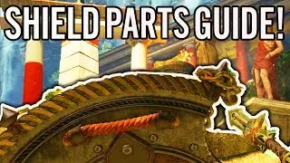 ANCIENT EVIL: HOW TO BUILD THE SHIELD (ALL LOCATIONS SHIELD GUIDE Black Ops 4 Zombies)