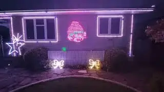 Christmas LED Light display testing Matrix and other display items.