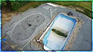 DIY Backyard Splash Pad - Getting Ready For Concrete