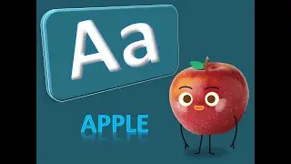 Phonics Sound with Alphabet Words - A For Apple B for Ball - ABC Alphabets with Sounds for Children.