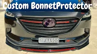 Mazda CX-9 Custom Carbon Wrapped Bonnet/Hood Protector