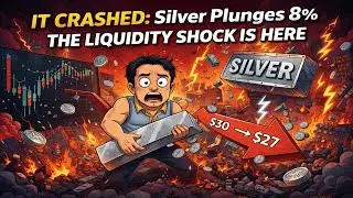 IT CRASHED: Silver Plunges 8% | The Liquidity Shock Is Here