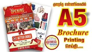 Perfume Shop Advertisement Brochure Printing | A5 Flyers | A5 Pamphlet Printing